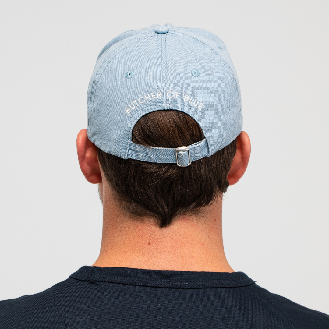 BUTCHER OF BLUE || DAD CAP SHARK BLUE