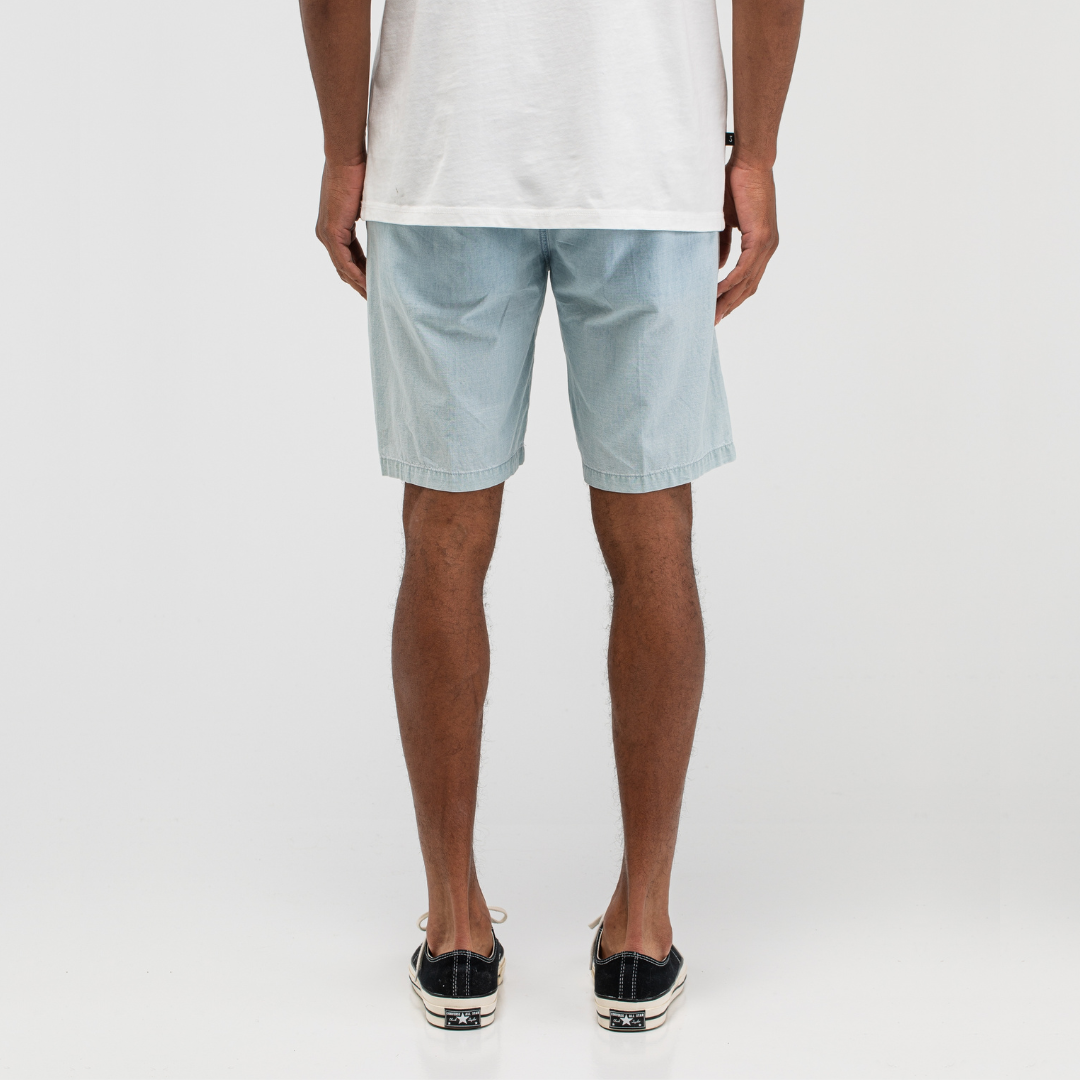 BUTCHER OF BLUE || DAN CHAMBRAY SHORT SHARK BLUE