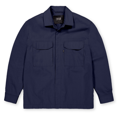 BUTCHER OF BLUE || DAN COTTON OVERSHIRT ALASKA BLUE