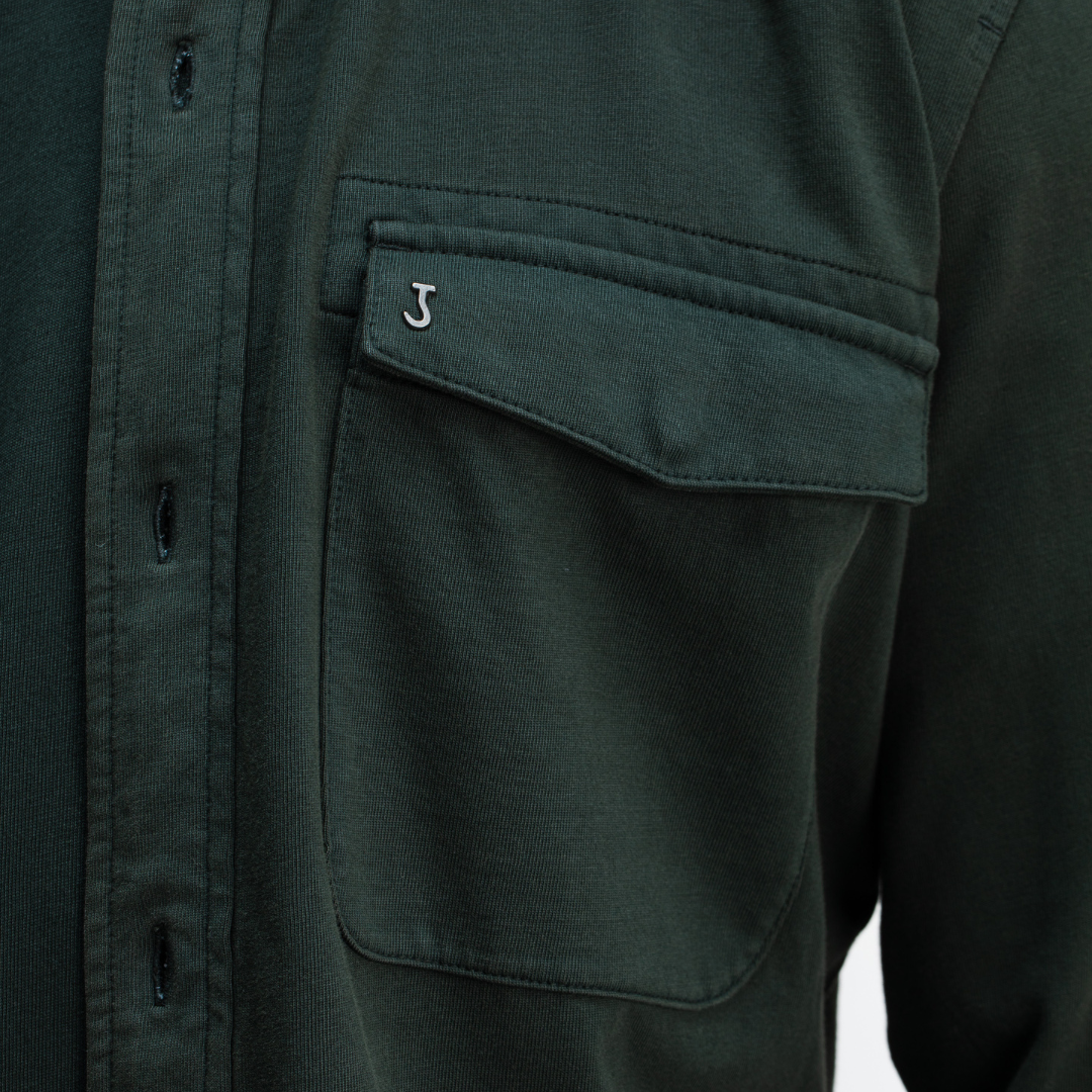 BUTCHER OF BLUE || FINN POCKET JERSEY OVERSHIRT CONDA GREEN