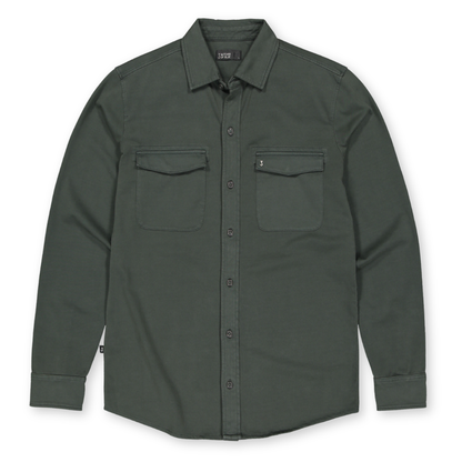 BUTCHER OF BLUE || FINN POCKET JERSEY OVERSHIRT CONDA GREEN