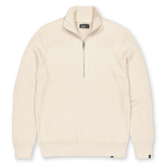 BUTCHER OF BLUE || GALWAY HALF ZIP LT. SAND