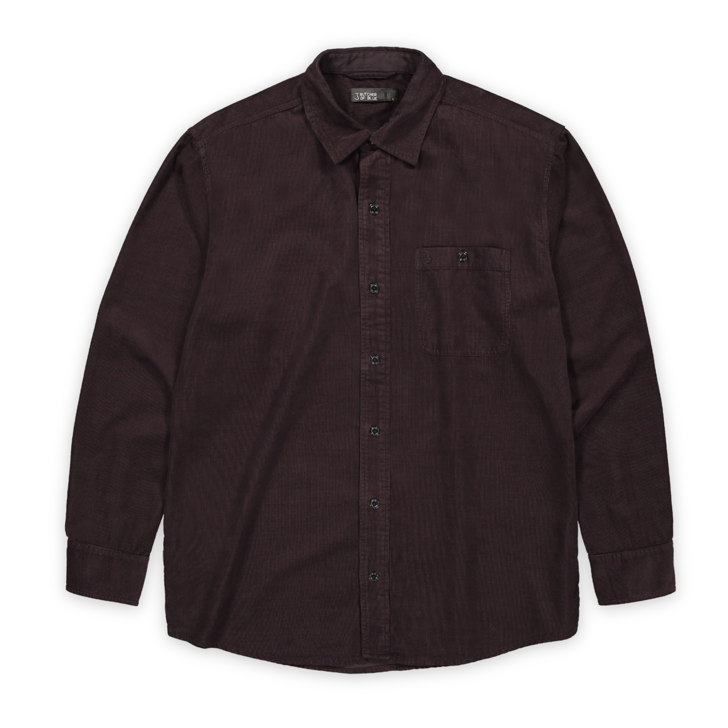 BUTCHER OF BLUE || HUXLEY CORD SHIRT TOPAZ BROWN