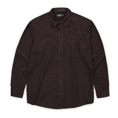 BUTCHER OF BLUE || HUXLEY CORD SHIRT TOPAZ BROWN
