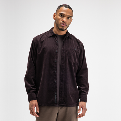 BUTCHER OF BLUE || HUXLEY CORD SHIRT TOPAZ BROWN