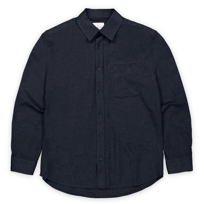 BUTCHER OF BLUE || MEN AIDAN FLANNEL SHIRT ALASKA BLUE