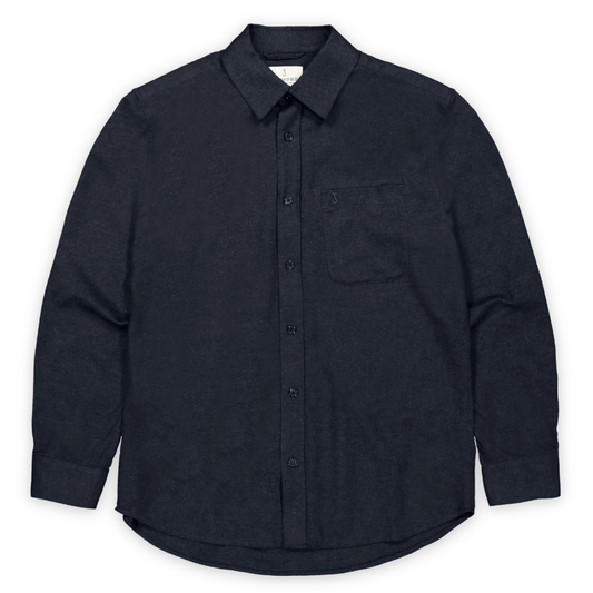 BUTCHER OF BLUE || MEN AIDAN FLANNEL SHIRT ALASKA BLUE