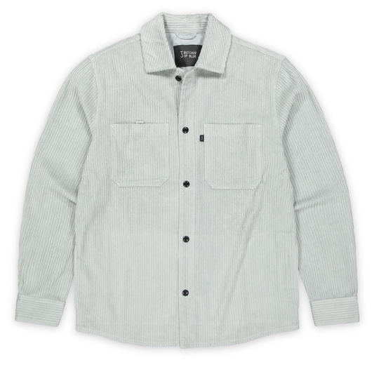 BUTCHER OF BLUE || MEN COLBY CORD OVERSHIRT CELESTE GREEN