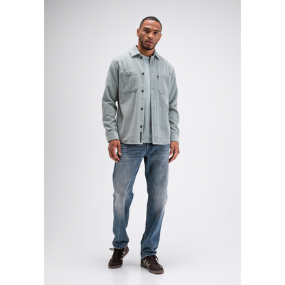 BUTCHER OF BLUE || MEN COLBY CORD OVERSHIRT CELESTE GREEN