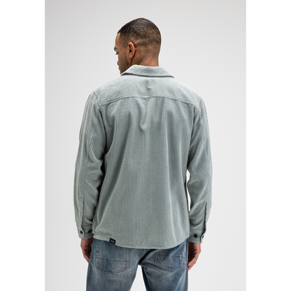 BUTCHER OF BLUE || MEN COLBY CORD OVERSHIRT CELESTE GREEN