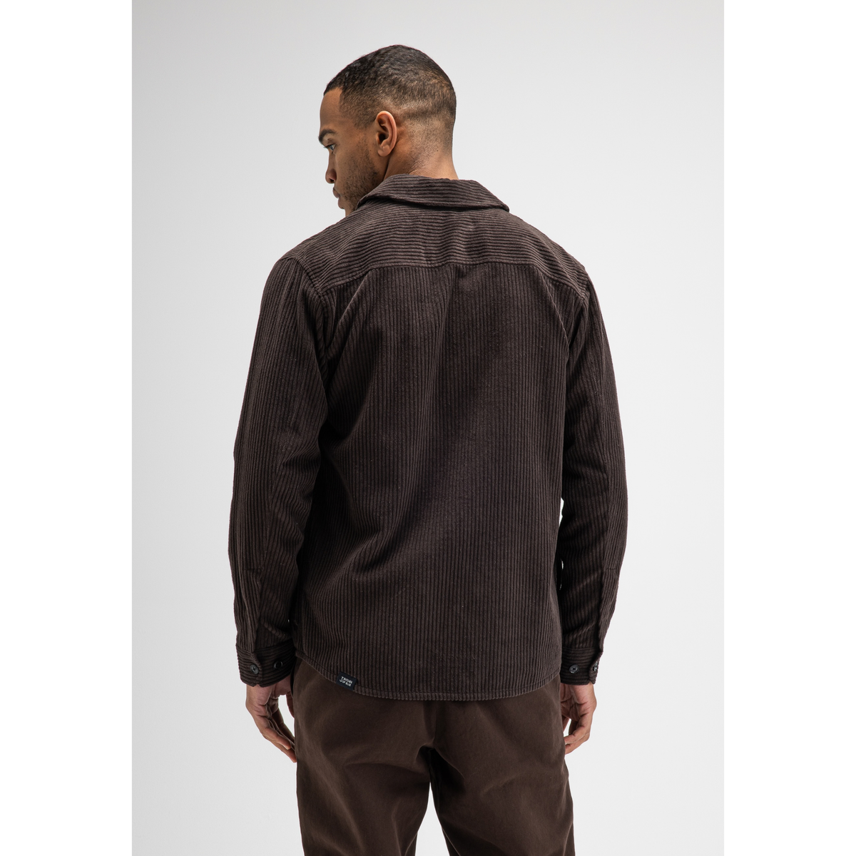 BUTCHER OF BLUE || MEN COLBY CORD OVERSHIRT TOPAZ BROWN