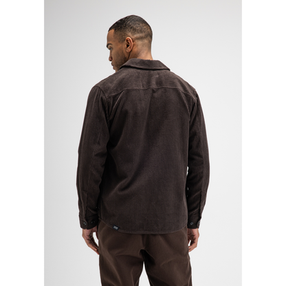BUTCHER OF BLUE || MEN COLBY CORD OVERSHIRT TOPAZ BROWN