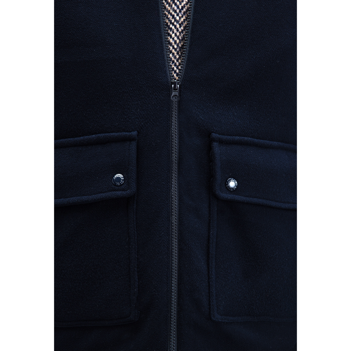 BUTCHER OF BLUE || MEN DASH WOOL VEST ALASKA BLUE