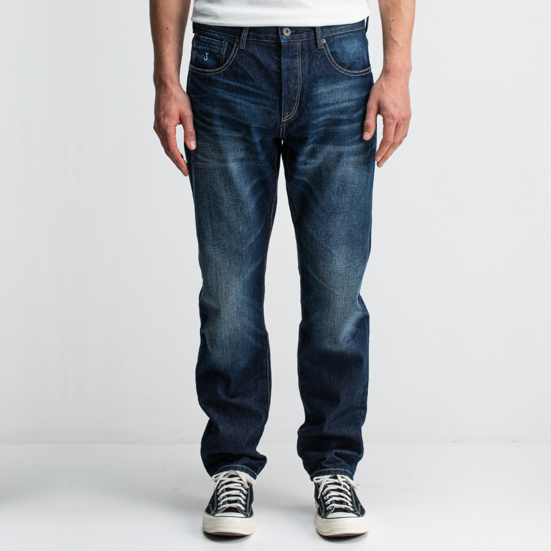 BUTCHER OF BLUE || STOCKTON STRAIGHT SHADOW DENIM DARK AGED
