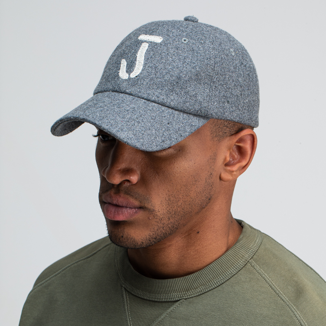 BUTCHER OF BLUE || WOOL HOOK CAP GREY MELANGE