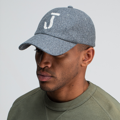 BUTCHER OF BLUE || WOOL HOOK CAP GREY MELANGE