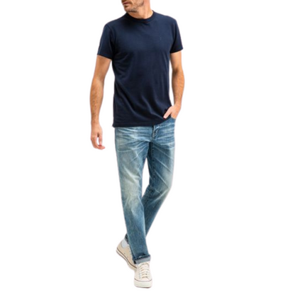 BUTCHER OF BLUE || ARMY PIQUE TEE ALASKA BLUE