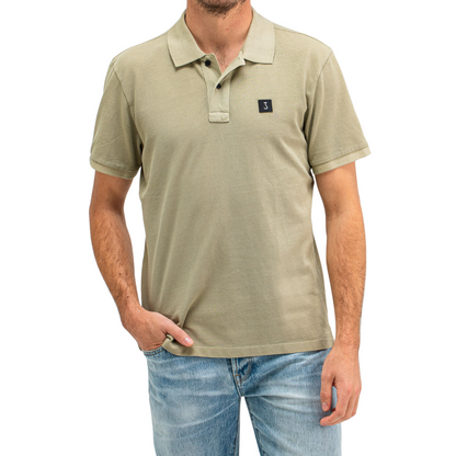 BUTCHER OF BLUE || ARMY PIQUE POLO LEAF GREEN