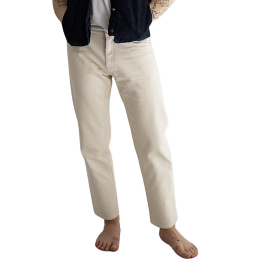 DAWN || LOOM LOOSE SOFT HEMP RELAXED CHINO ECRU