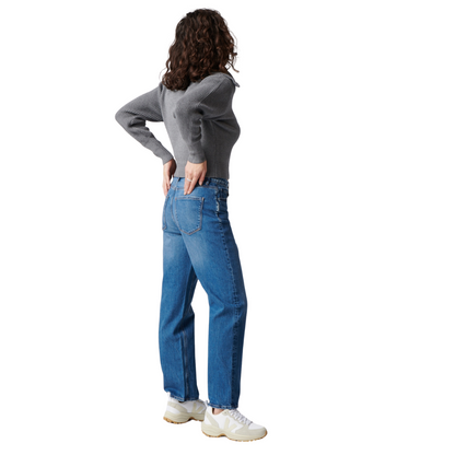 DAWN || MORNING STRAIGHT JEANS MEDIUM BLUE