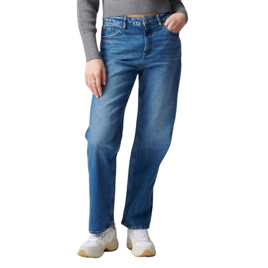 DAWN || MORNING STRAIGHT JEANS MEDIUM BLUE