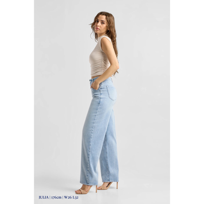 DAWN || BLINK WIDE BARREL SOFT DENIM BRIGHT BLUE