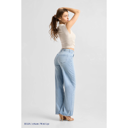 DAWN || BLINK WIDE BARREL SOFT DENIM BRIGHT BLUE