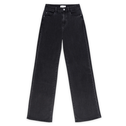 DAWN || DEW FLARED BLACK DENIM