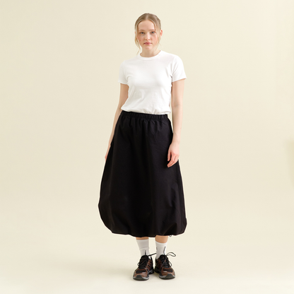 DAWN || JULI BALLOON SKIRT BLACK