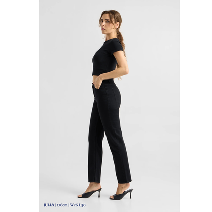 DAWN || MORNING STRAIGHT JEANS BLACK