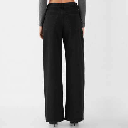 DAWN || SUNNY WIDE LEG BLACK