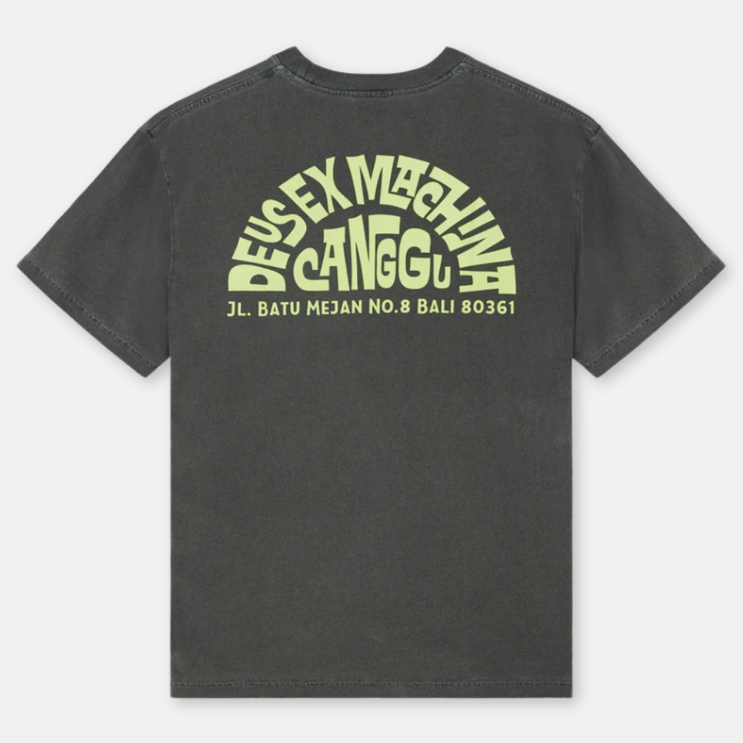 DEUS EX MACHINA || CANGGU ADDRESS TEE ANTHRACITE