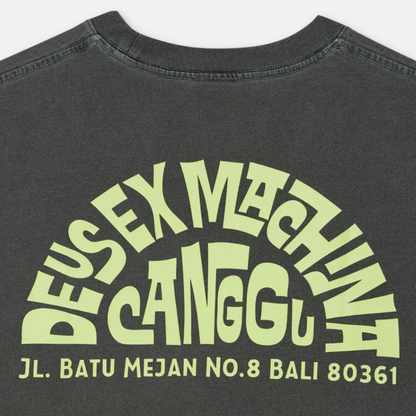 DEUS EX MACHINA || CANGGU ADDRESS TEE ANTHRACITE