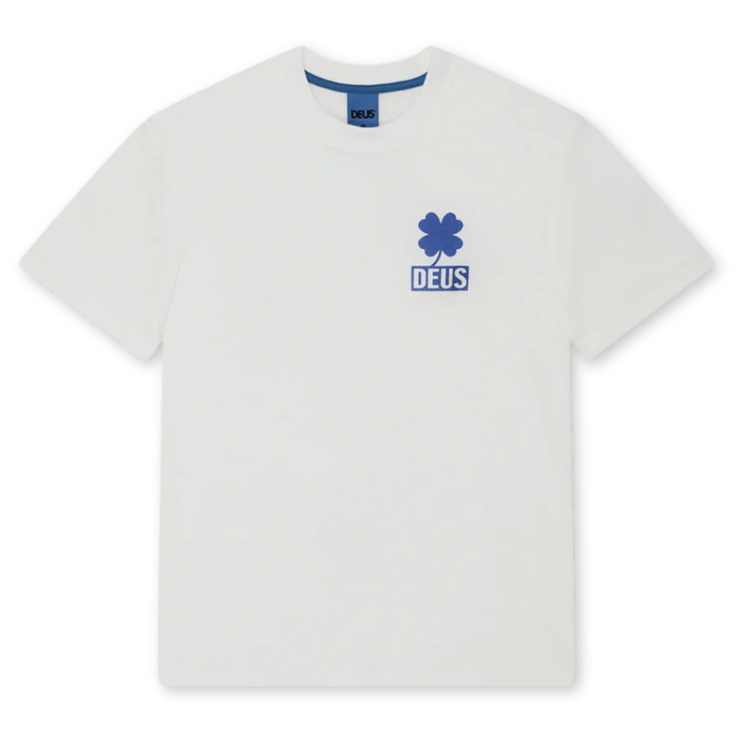 DEUS EX MACHINA || QUAD TEE VINTAGE WHITE
