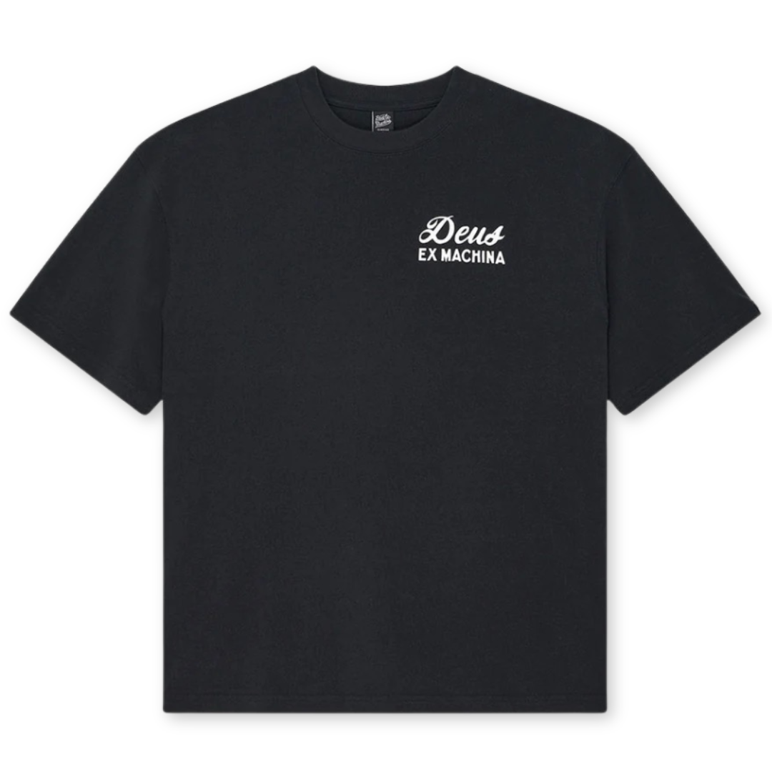 DEUS EX MACHINA || SEOUL SIGN TEE BLACK