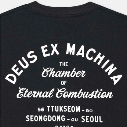 DEUS EX MACHINA || SEOUL SIGN TEE BLACK