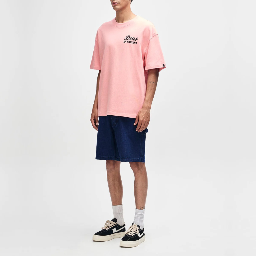 DEUS EX MACHINA || SEUL SIGN TEE LOBSTER BISQUE PINK