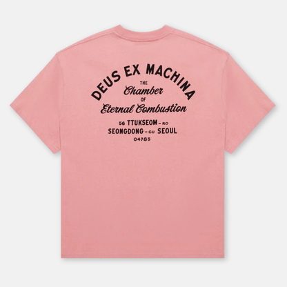 DEUS EX MACHINA || SEUL SIGN TEE LOBSTER BISQUE PINK