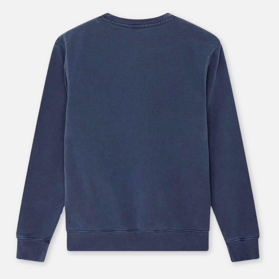 DEUS EX MACHINA || SHIELD GARMENT DYED CREW MECHANIC BLUE