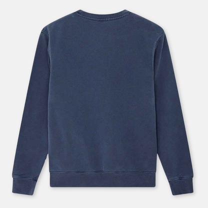 DEUS EX MACHINA || SHIELD GARMENT DYED CREW MECHANIC BLUE