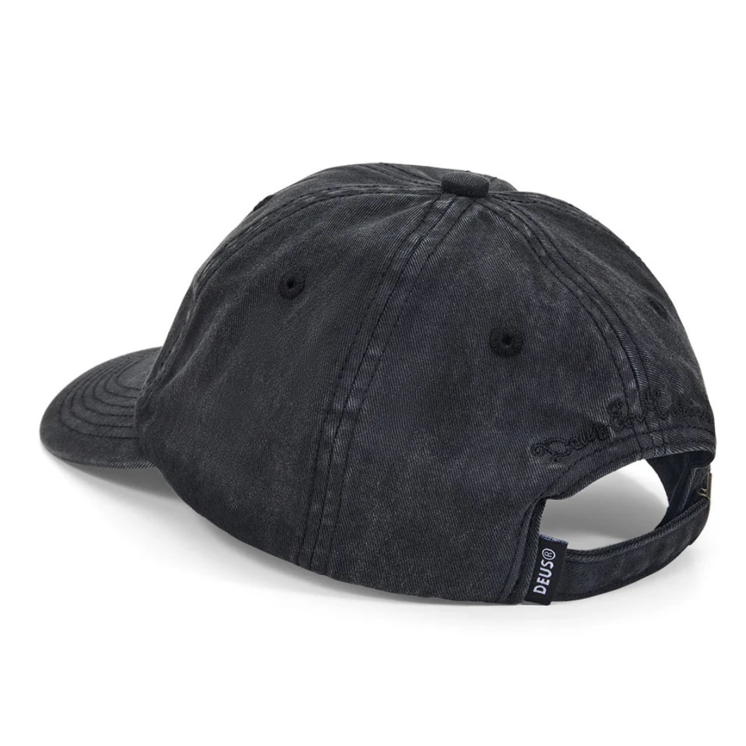 DEUS EX MACHINA || SHIELD GARMENT DYED DAD CAP BLACK