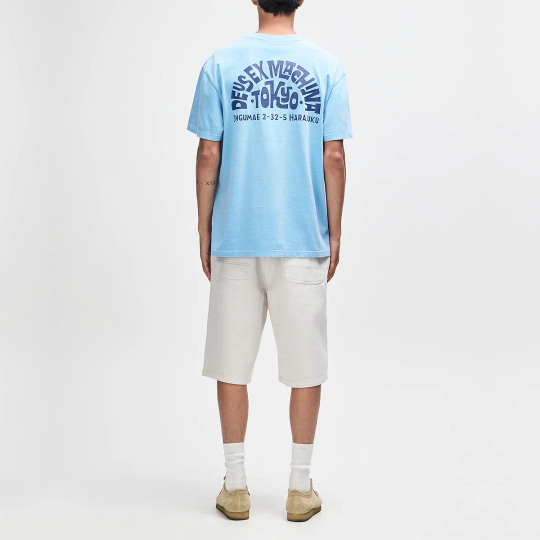 DEUS EX MACHINA || TOKYO ADDRESS TEE BONNIE BLUE