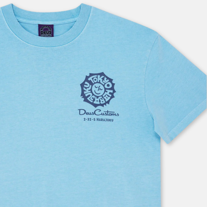 DEUS EX MACHINA || TOKYO ADDRESS TEE BONNIE BLUE