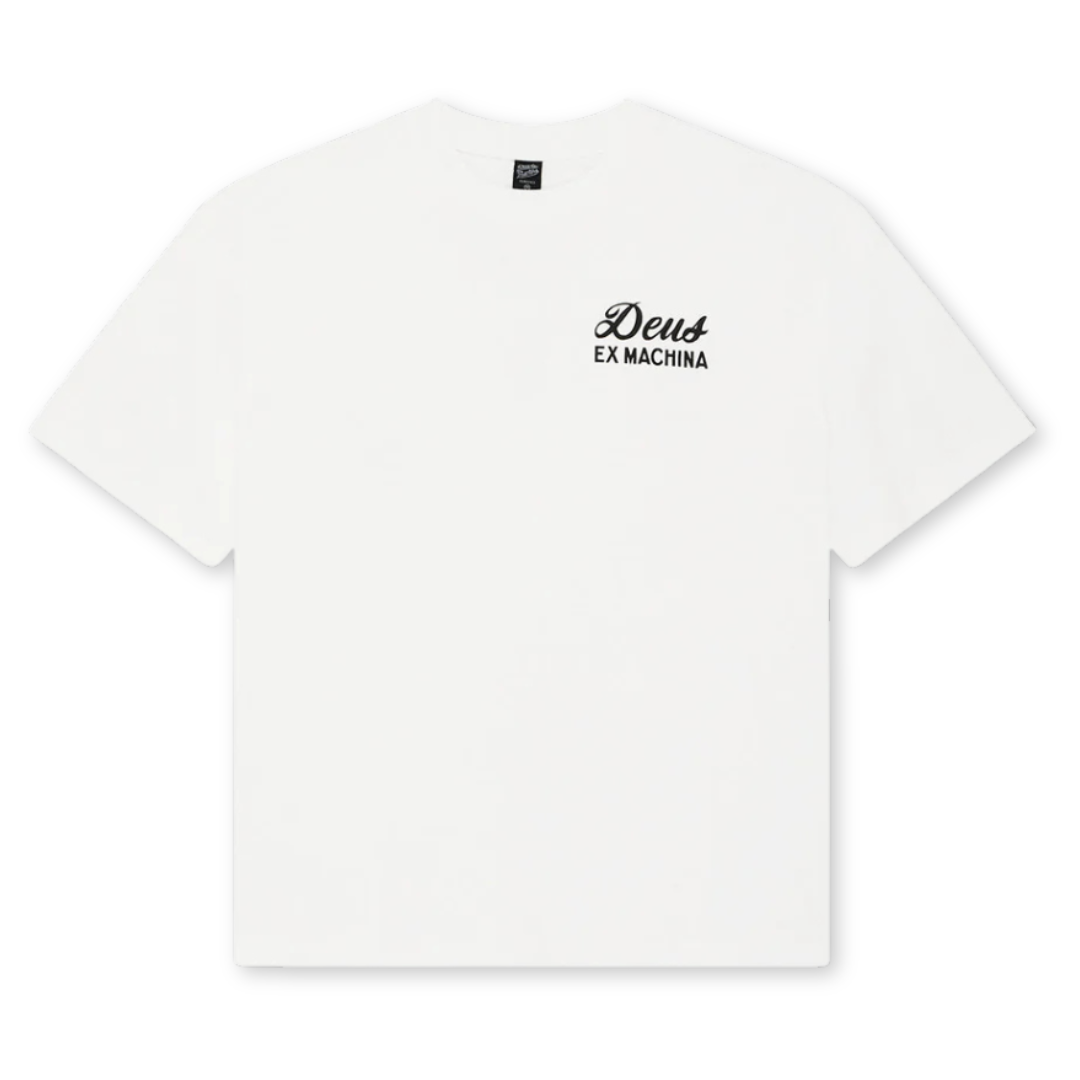 DEUS EX MACHINA || VENICE SIGN TEE WHITE
