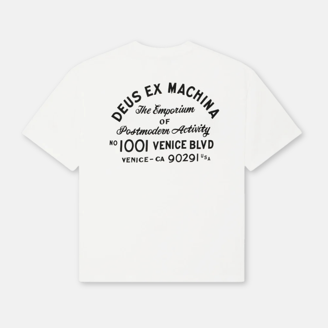 DEUS EX MACHINA || VENICE SIGN TEE WHITE
