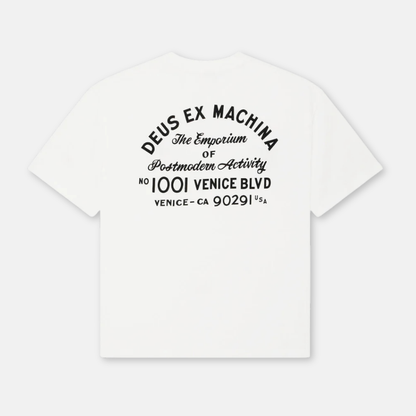 DEUS EX MACHINA || VENICE SIGN TEE WHITE