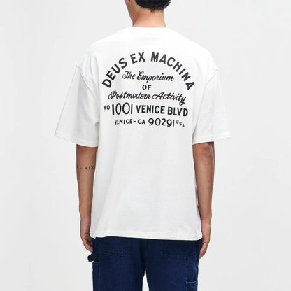 DEUS EX MACHINA || VENICE SIGN TEE WHITE