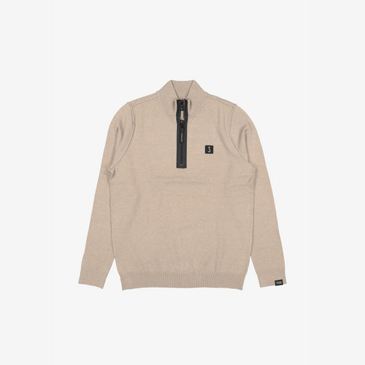 BUTCHER OF BLUE || CLIFDEN HALFZIP BEIGE