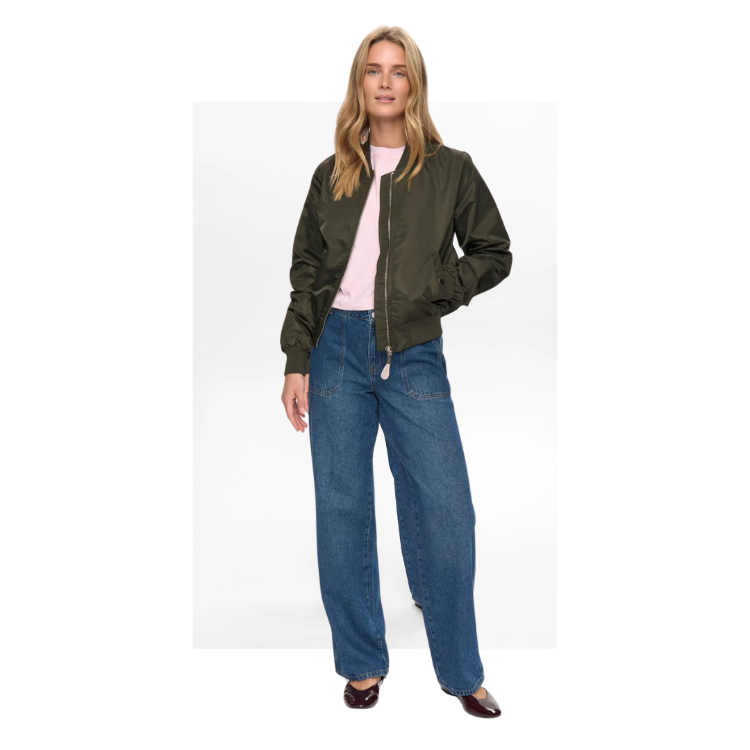 NÜMPH || NUALISANDRA BOMBER JACKET ROSIN