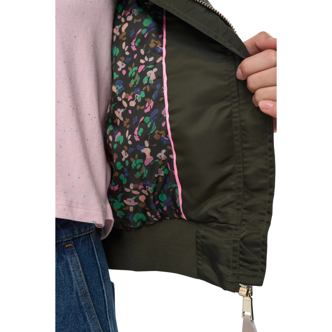 NÜMPH || NUALISANDRA BOMBER JACKET ROSIN